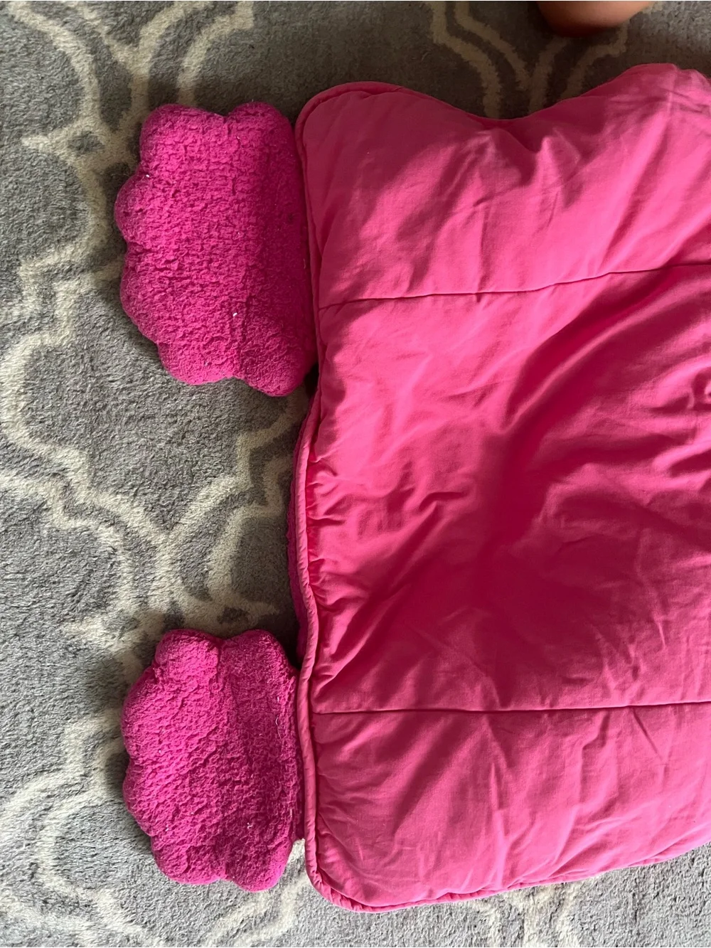 Sesame Street Abby Cadabby Pink Plush Kids Sleeping Bag from Land of Nod HTF
